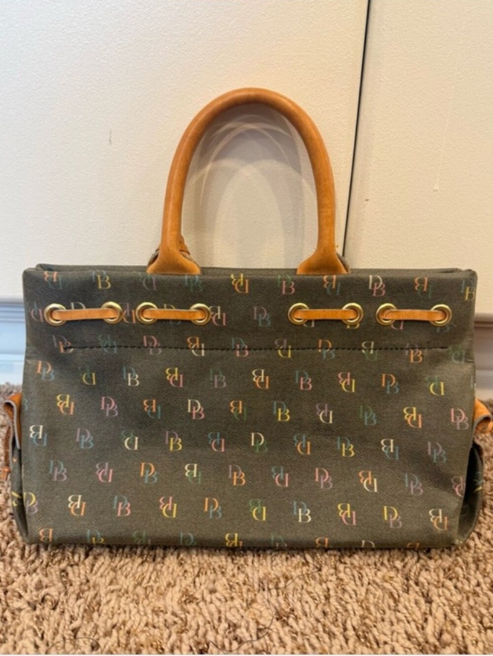 Dooney And Bourke Monogram Satchel Tote USA
